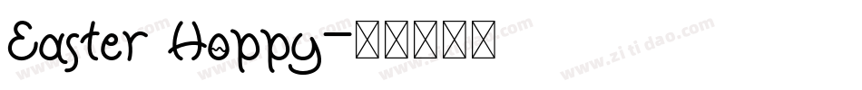 Easter Hoppy字体转换